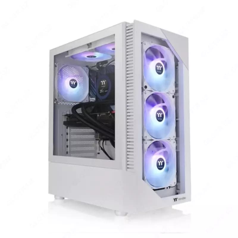 Компьютерный корпус Thermaltake View 200 TG ARGB Snow (CA-1X3-00M6WN-00). — 1