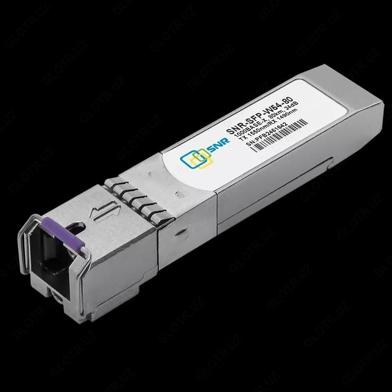 Модуль SFP WDM, дальность до 80км (24dB), 1550/1490нм — 2