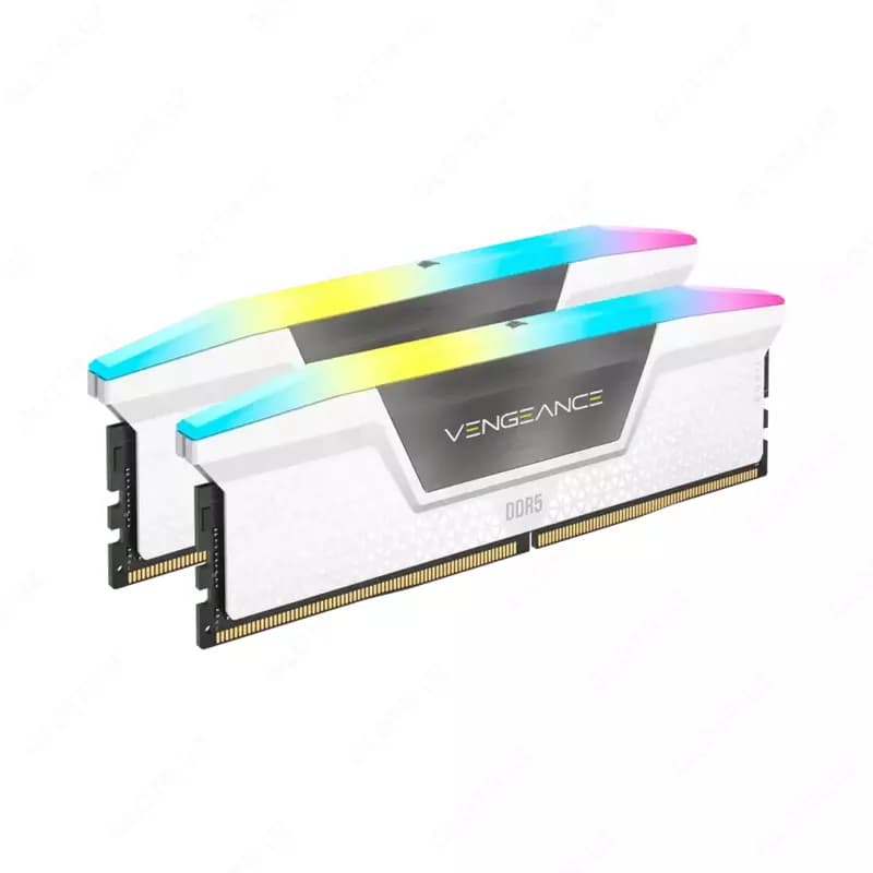 Оперативная память Corsair VENGEANCE DDR5 RGB 6000MHz White (2 x 16GB) — 1