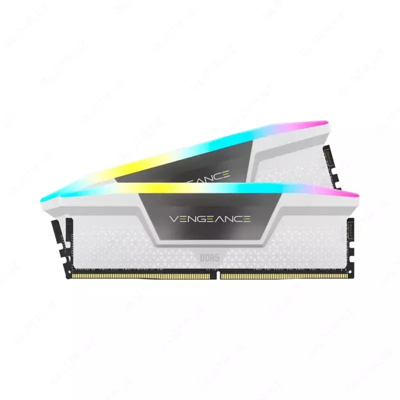Оперативная память Corsair VENGEANCE DDR5 RGB 6000MHz White (2 x 16GB) — 2