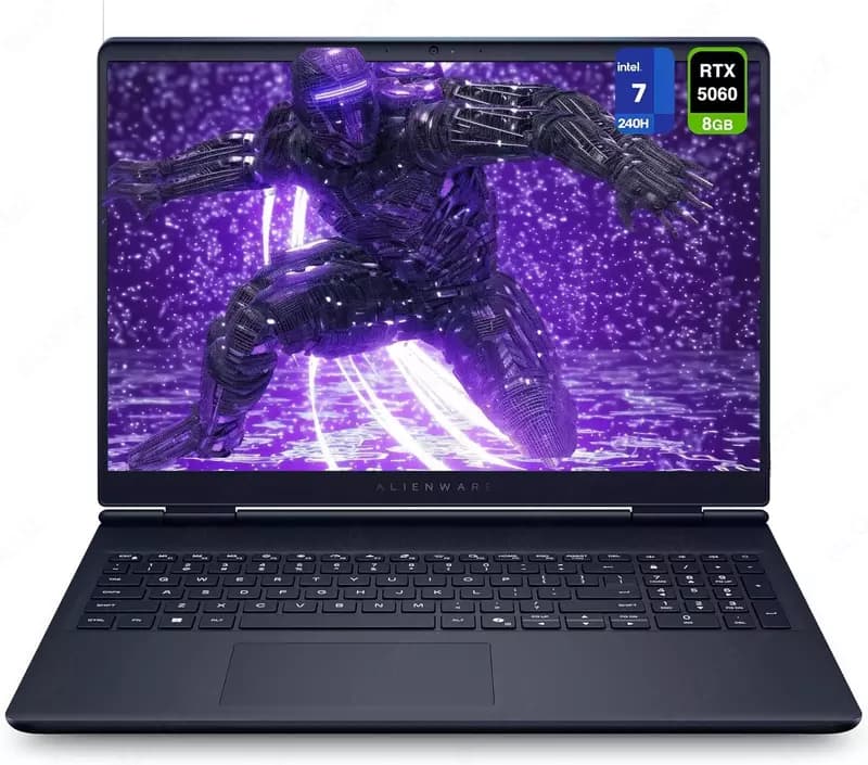 Ноутбук DELL ALIENWARE 16 AURORA CORE 7-240H 16GB 1TB SSD 8GB RTX5050 16” WQXGA 120Hz BACKLIT W11 — 1