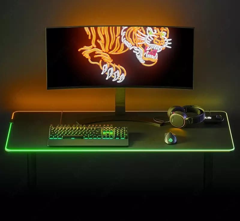 Коврик SteelSeries QCK PRISM CLOTH 63511 3XL RGB Gaming Mousepad — 4