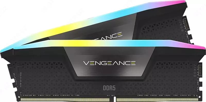Оперативная память CORSAIR VENGEANCE RGB DDR5 RAM 32GB (2x16GB) 6000MHz — 1