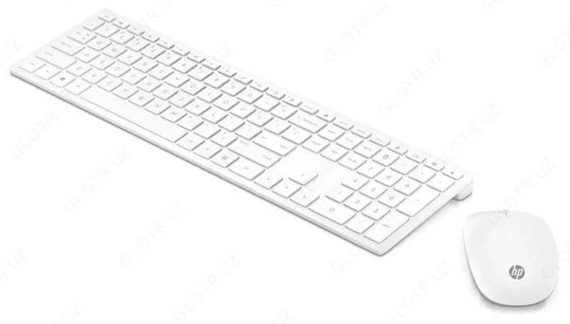 Клавиатура и мышь HP 4CF00AA Wireless Keyboard and Mouse 800 White USB — 1