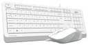Клавиатура и мышь A4Tech FG1010 White USB