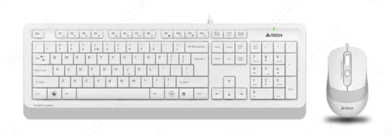 Клавиатура и мышь A4Tech FG1010 White USB — 2