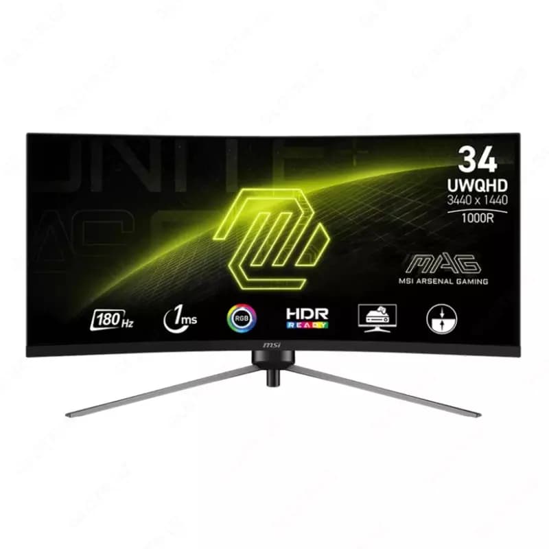 Монитор MSI | MAG | 345CQR | Curved 1000R | 180Hz | 34” — 1