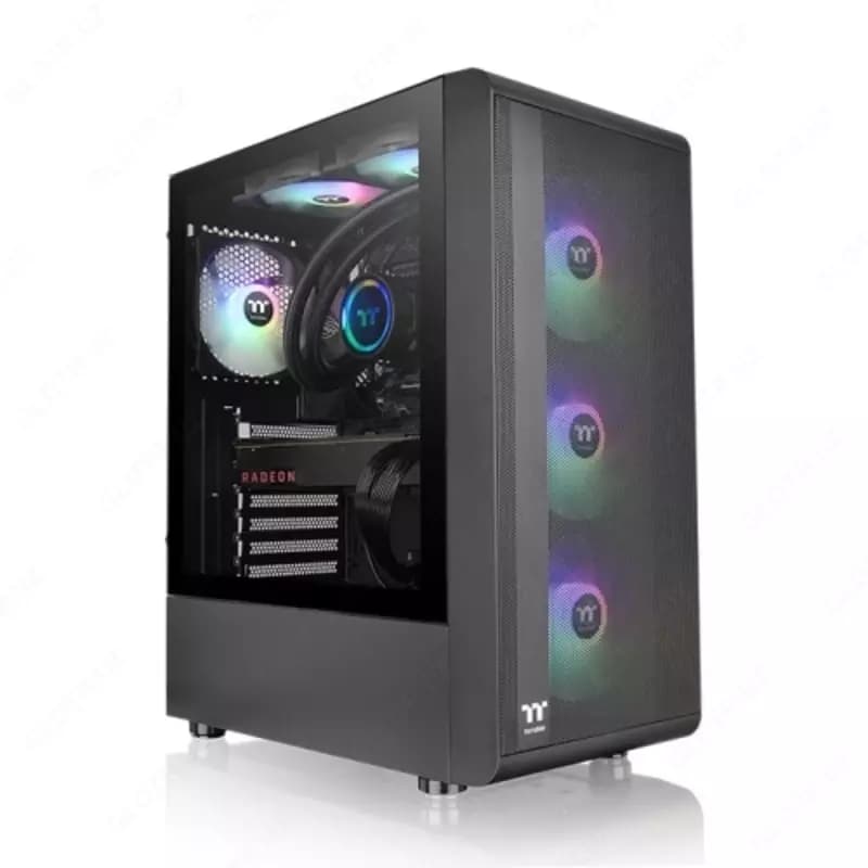 Компьютерный корпус Thermaltake S200 TG ARGB Black (CA-1X2-00M1WN-00). — 1