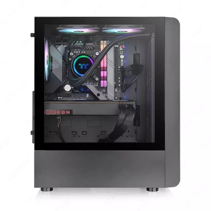 Компьютерный корпус Thermaltake S200 TG ARGB Black (CA-1X2-00M1WN-00). — 2