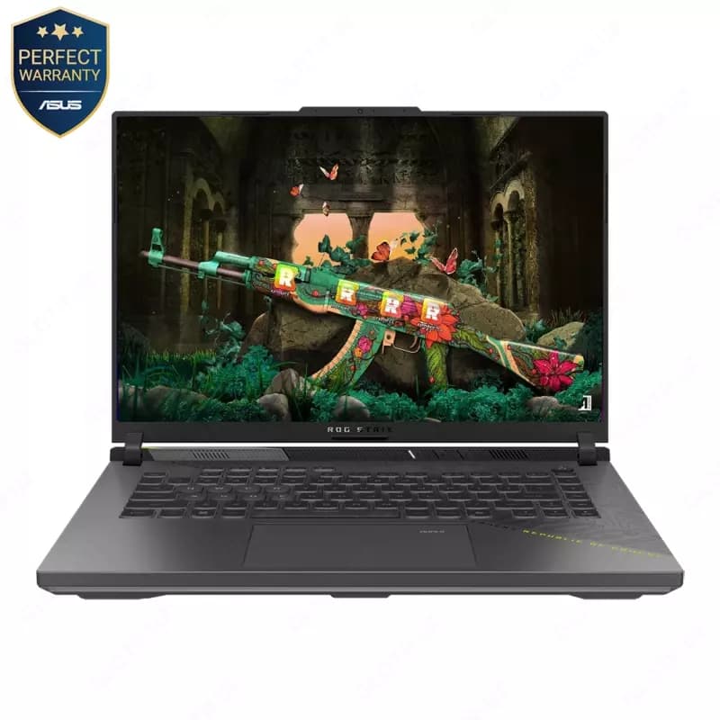 Ноутбук ASUS ROG STRIX G16 G614PR AMD R9-8940HX 16GB 1TB SSD 8GB 5070 16” WUXGA IPS W11 ECLIPSE GRAY — 1