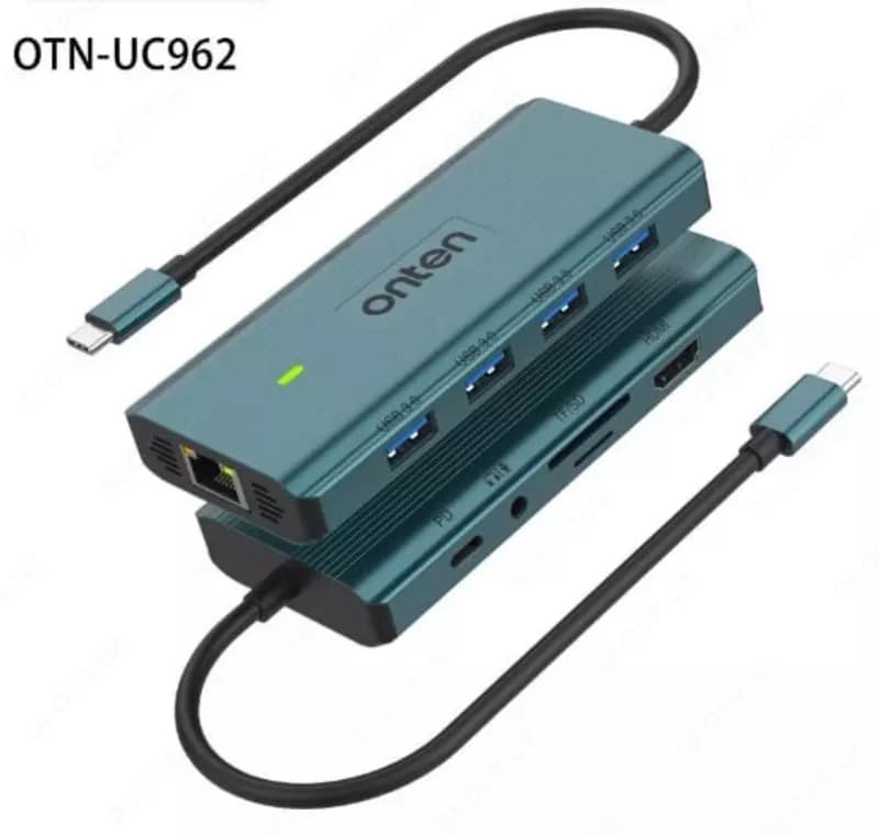 USB HUB Onten OTN-UC962 10in1 — 1