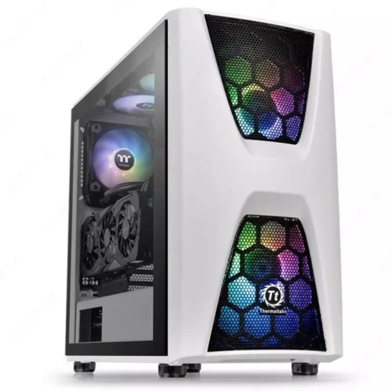 Компьютерный корпус Thermaltake Commander C34 TG White (CA-1N5-00M6WN-00). — 1