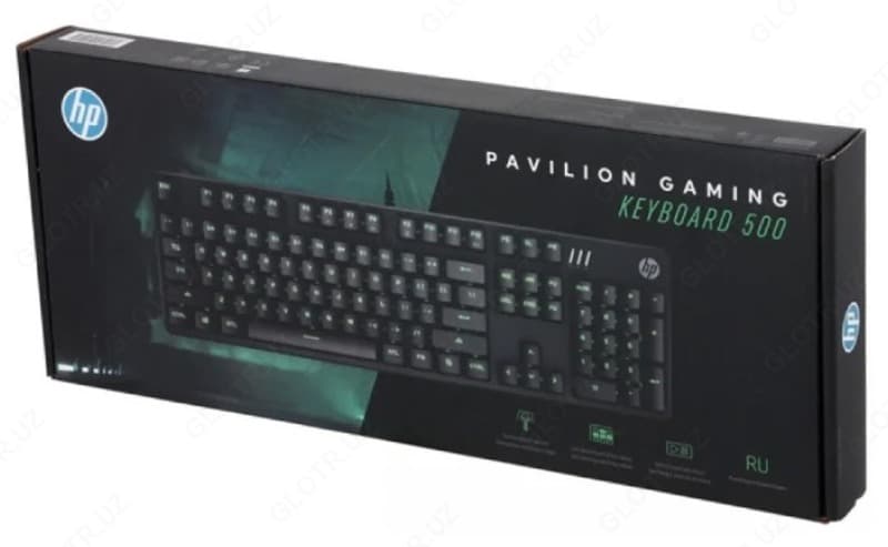 Игровая клавиатура HP Pavilion Gaming 500 3VN40AA Black USB — 1