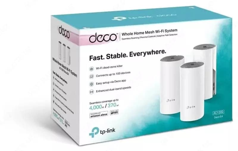 Wi-Fi Mesh система TP-LINK Deco E4 (3-pack) — 3
