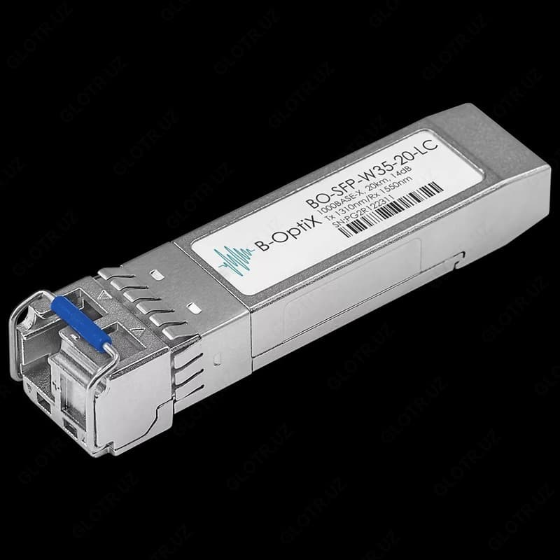 Модуль B-OptiX SFP WDM, дальность до 20км LC (14dB), 1310нм — 1