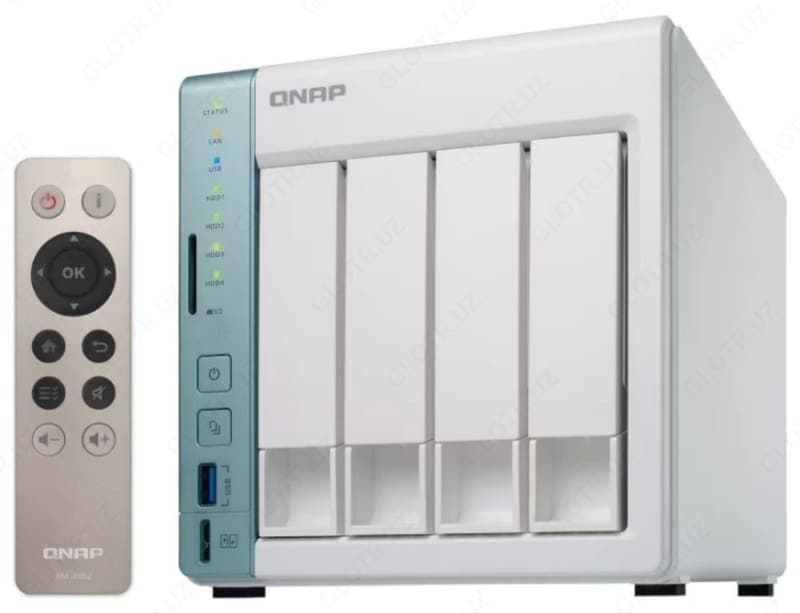 Сетевой накопитель NAS QNAP D4 Pro — 1
