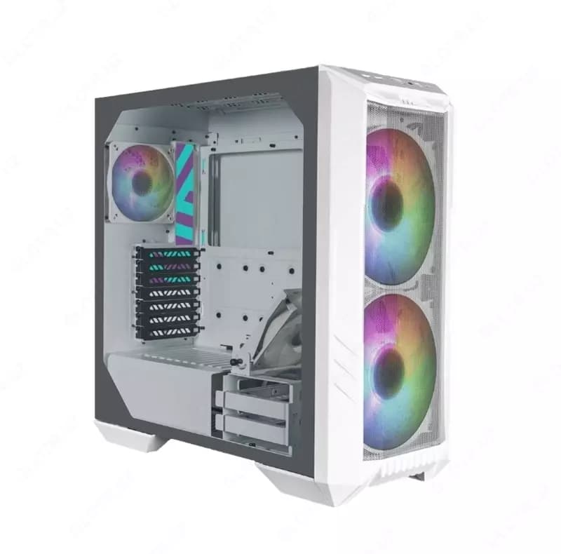 Компьютерный корпус Coolermaster H500 (Black, White). — 1