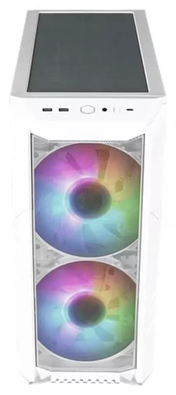 Компьютерный корпус Coolermaster H500 (Black, White). — 3