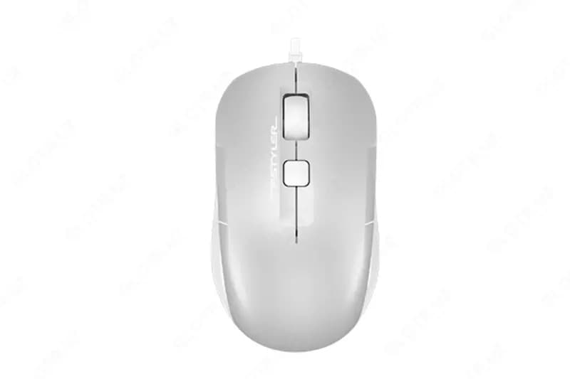 Мышка A4Tech FM26 (Café Latte, Icy White, Smoky Grey) — 2
