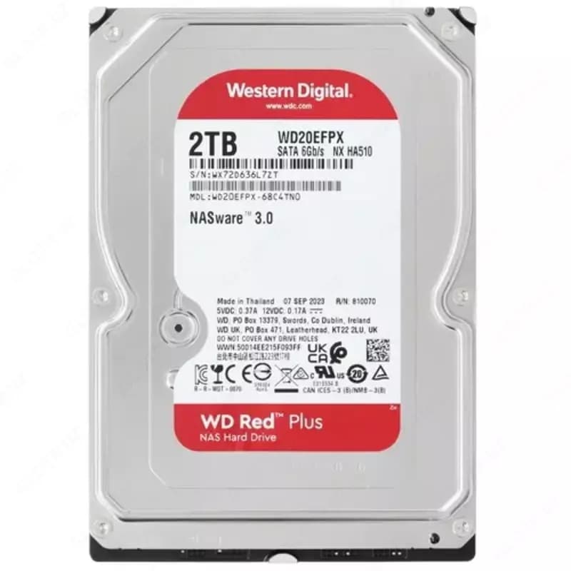 Жесткий диск Western Digital WD RED PLUS 2TB (WD20EFPX) — 1