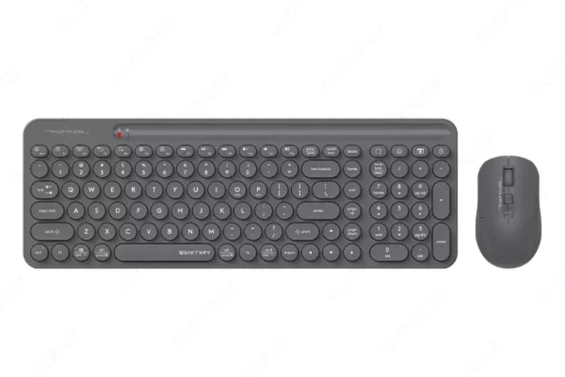 Комплект клавиатура-мышь A4Tech Fstyler FG3300 (Grey, Blue). — 2