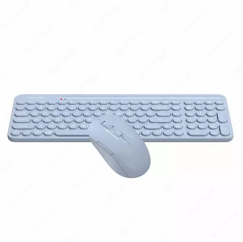 Комплект клавиатура-мышь A4Tech Fstyler FG3300 (Grey, Blue). — 4