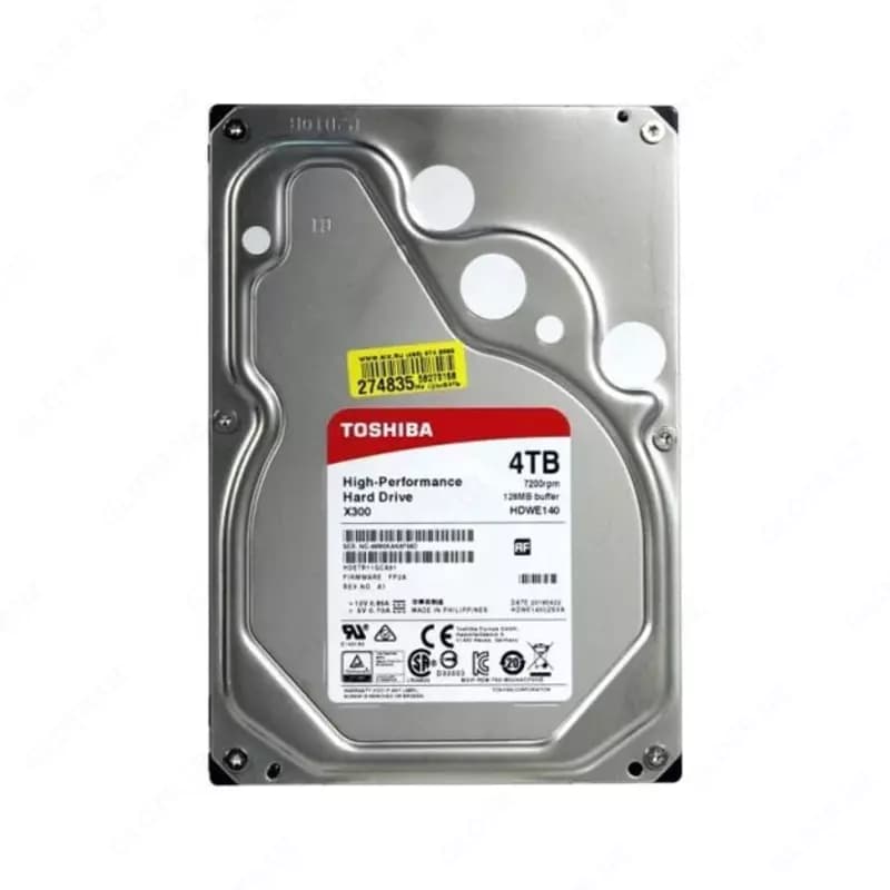 HDD 4TB Toshiba 7200 Original BOX — 2