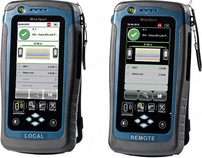 WireXpert 500-QUAD — тестер для сертификации оптического волокна многомодовый. — 1