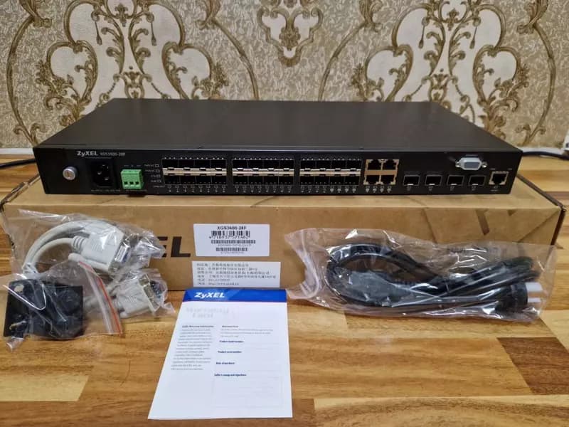 Управляемый коммутатор L2+ ZyXEL XGS3600-28F (24xGbE, 4x10G SFP+) — 5