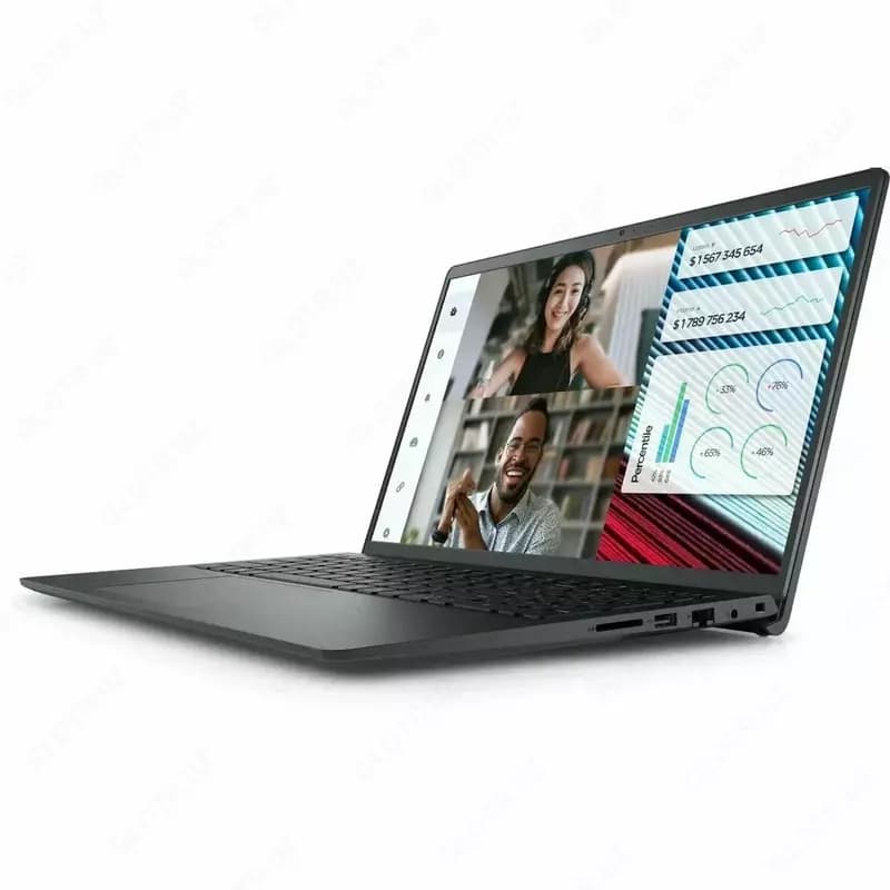 Ноутбук Dell Vostro 3520, 15.6”, FHD, Intel i3-1215U, 4ГБ, 256ГБ, черный — 1