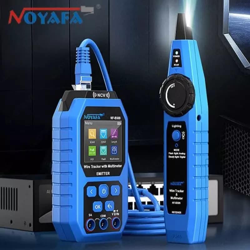 Многофункциональный сетевой тестер Noyafa NF-B509, Lan tester ethernet — 1