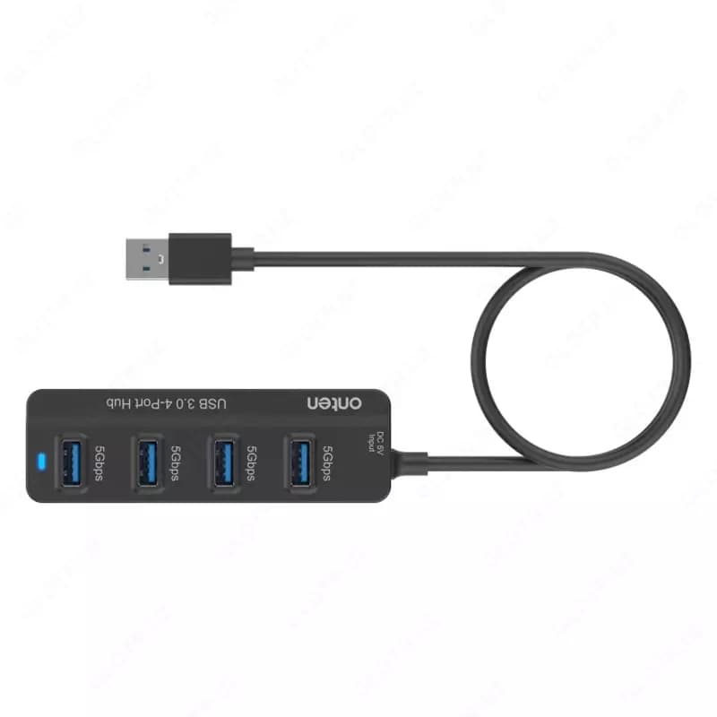 USB хаб 3.0 Onten 5305 4 in 1 HUB Docking Station — 2