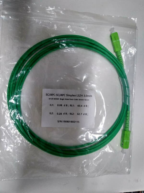 SC/APC- SC/APC Simplex LSZH 3.0 mm — 2