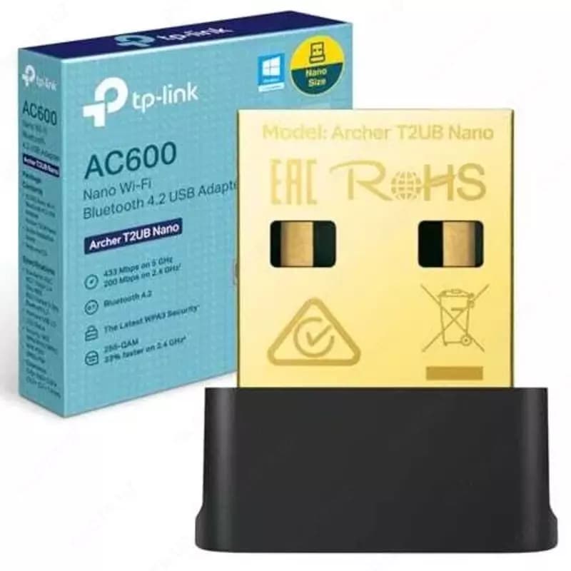 Wi-Fi адаптер TP-LINK Archer T2UB Nano Сверхкомпактный — 3
