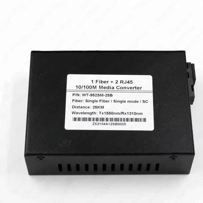 Медиаконвертер 10/100M Single mode Single Fiber Media Converter (1*Fiber+2*RJ45) — 2