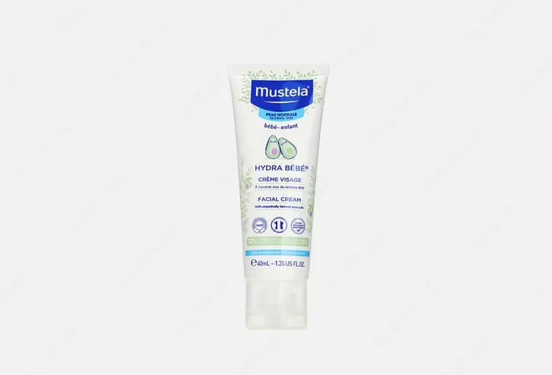 Детский увлажняющий крем-гель для лица ”Mustela” Hydra Baby (40 мл) Франция — 2