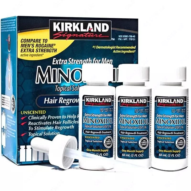 Миноксидил 5% Киркланд (Minoxidil Kirkland) средство для волос и бороды — 1