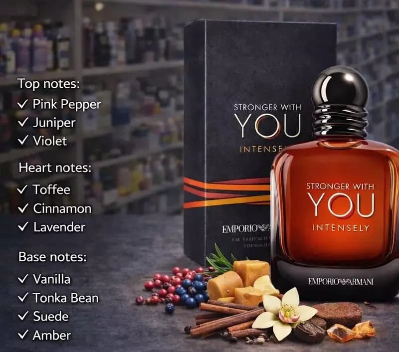 Мужская парфюмерная вода Emporio Armani Stronger With You Intensely — 1