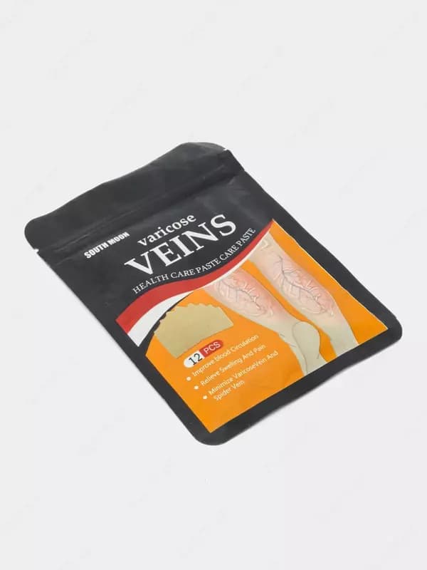 Пластыри для ног от варикозного расширения вен Veins, обезболивающие, 12 штук. — 2