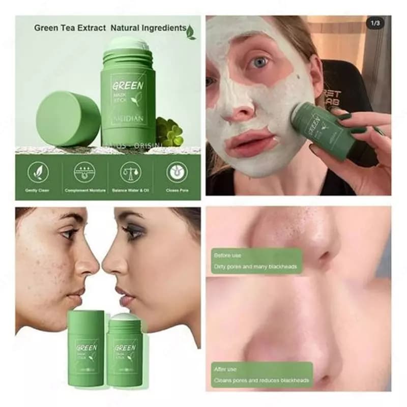 Original Green Mask Stick супер маска для очищения лица — 6