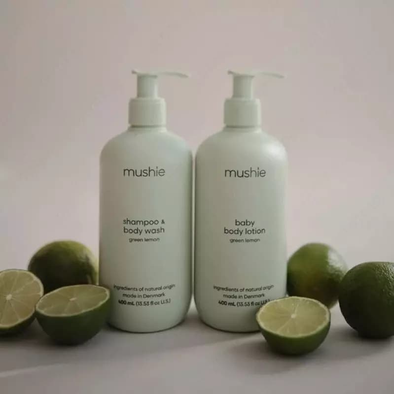 Mushie лосьон для тела Green lemon, 400 мл, 0+ — 2