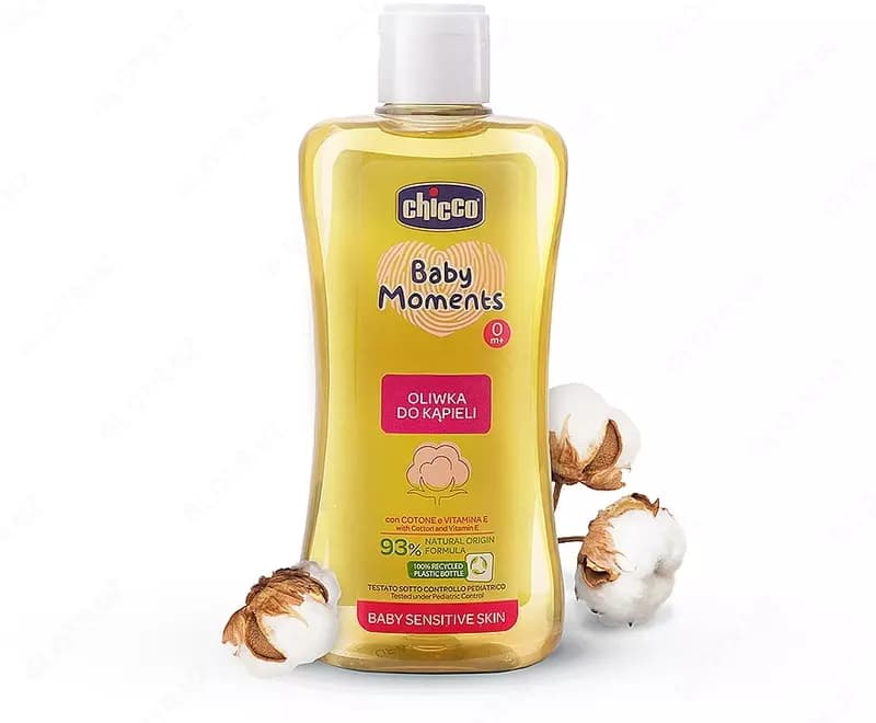 Масло для ванны для чувствительной кожи CHICCO Baby Moments0+ 200 мл — 1
