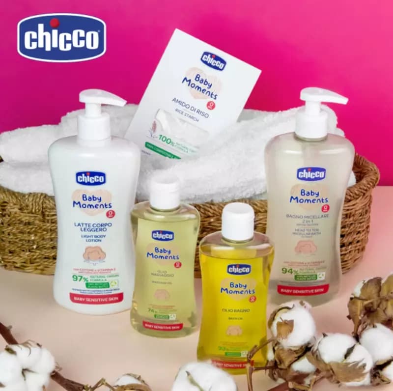 Масло для ванны для чувствительной кожи CHICCO Baby Moments0+ 200 мл — 5