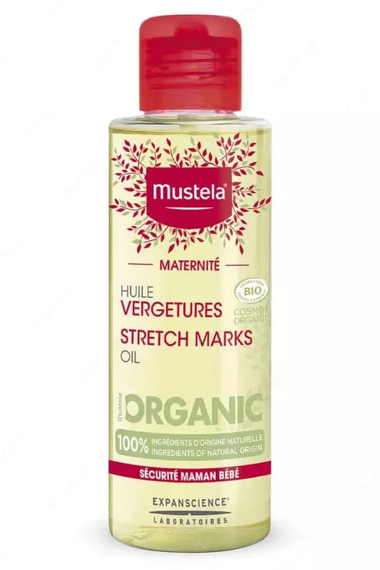 Масло для профилактики от растяжек ”Mustela” Maternite (105 мл) Франция — 2