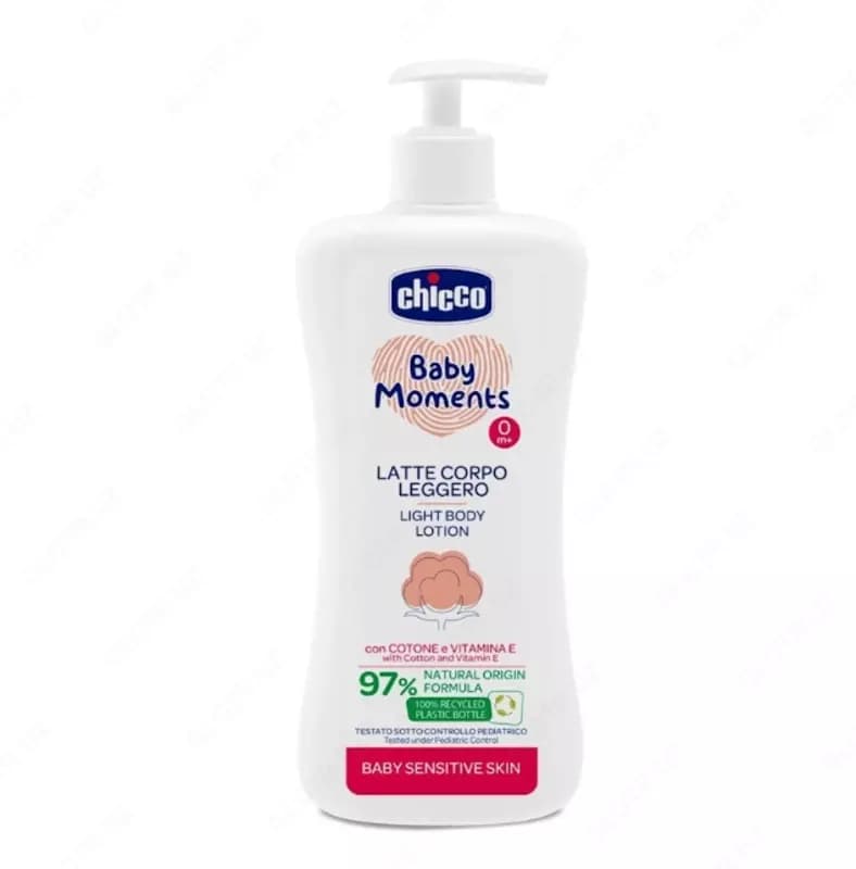 Chicco Лосьон для тела Baby Moments Sensitive skin, 500 мл — 2