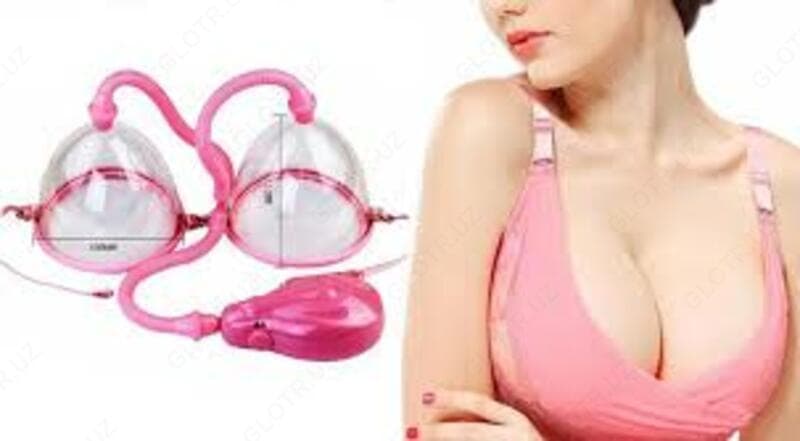Вакуумная помпа для груди Breast Pump enlarge witch twin cups — 2
