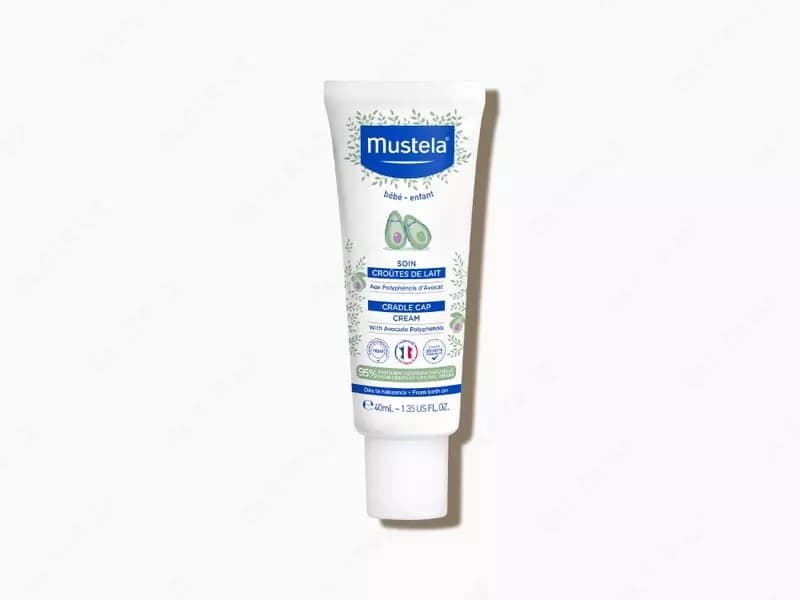 Крем для головы малыша от ”молочных корочек” ”Mustela” Bebe (40 мл) Франция — 2