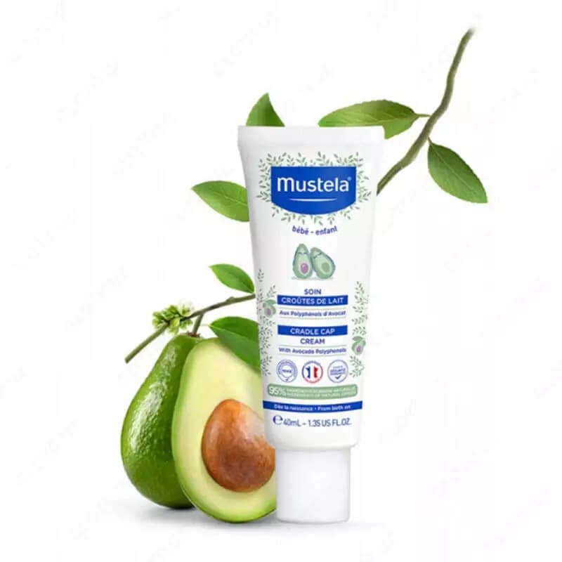 Крем для головы малыша от ”молочных корочек” ”Mustela” Bebe (40 мл) Франция — 3