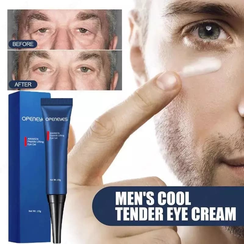 Мужской пептидный лифтинг-гель (крем) для глаз OPENEYES Awaken Peptide — 7