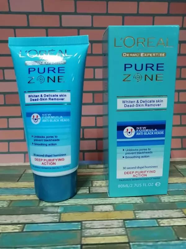 Крем-пилинг Loreal Pure Zone для удаления вымерщих клеток кожи — 1